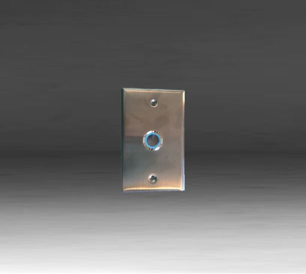 CB-SS1G-LED-(x) Steel Call Button with Illuminated LED Ring by Penton